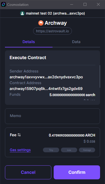 Dashboard My Assets Manage your Tokens Other Actions Wallet